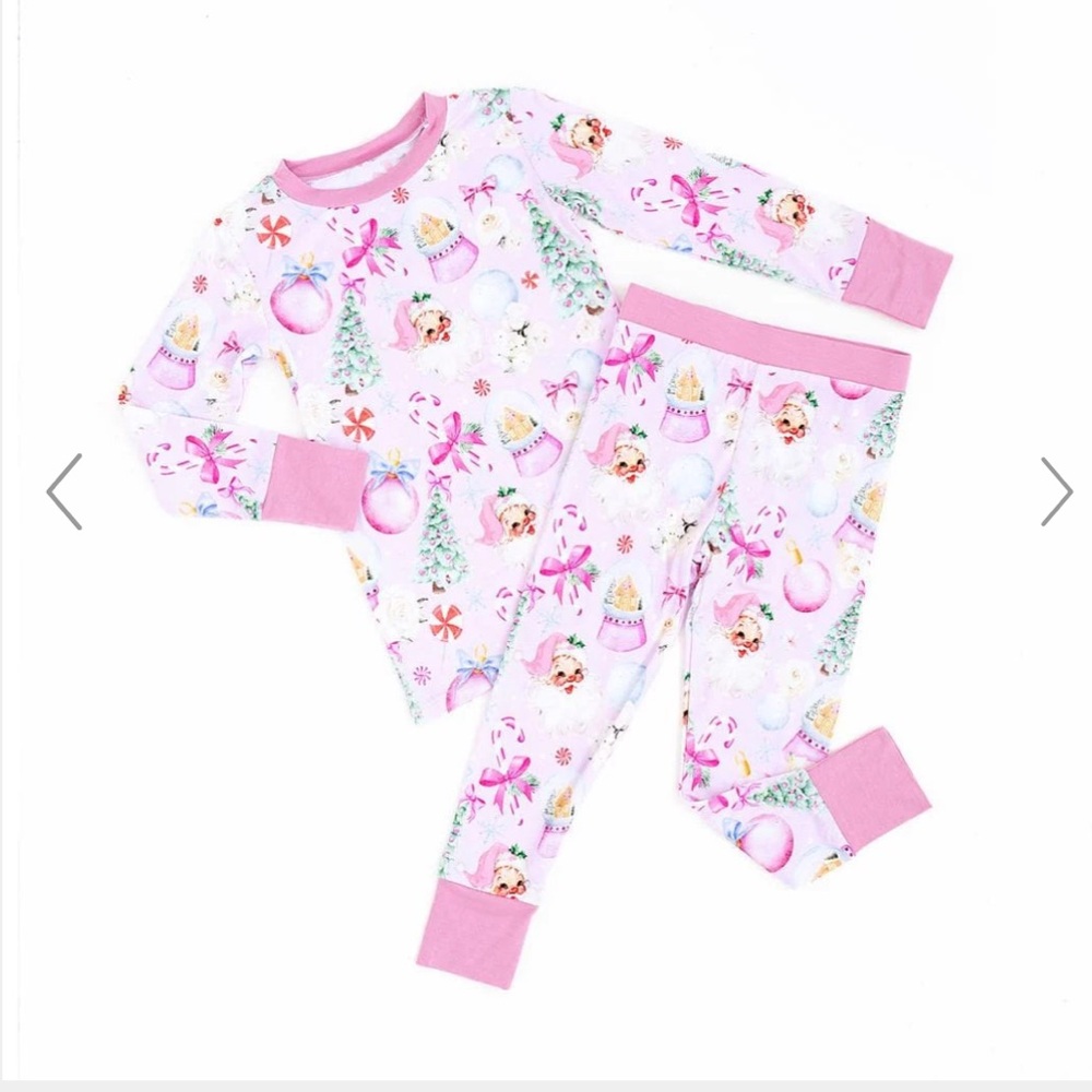 Bums and Roses Santa Pajamas